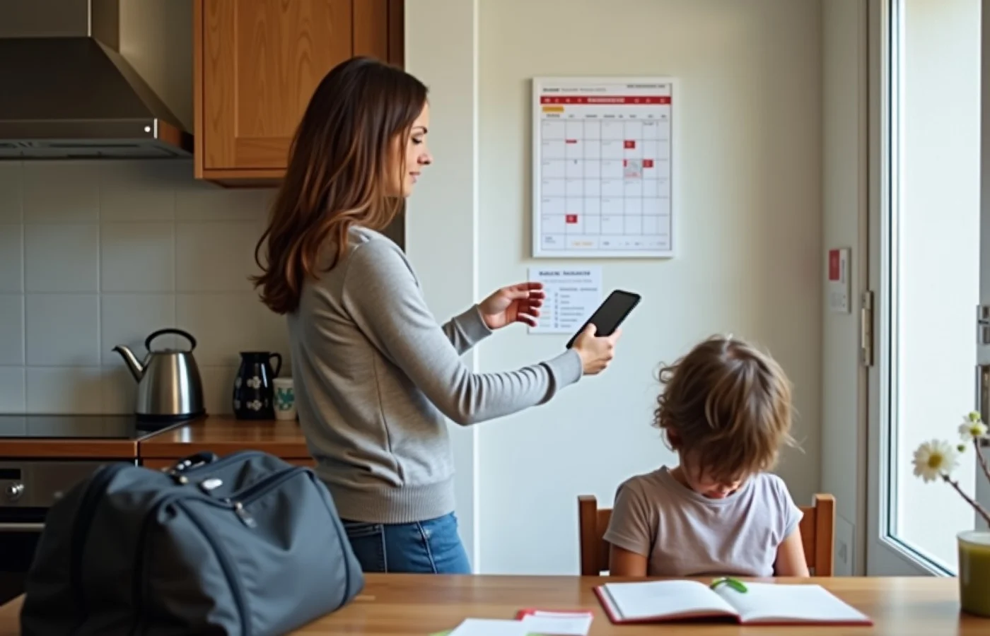 When work, parenting, or caregiving limits your time - supporting editorial photograph