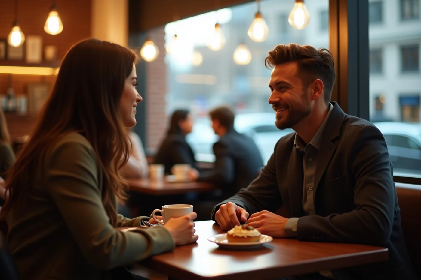 Purposeful conversation without turning dates into interviews - supporting editorial photograph