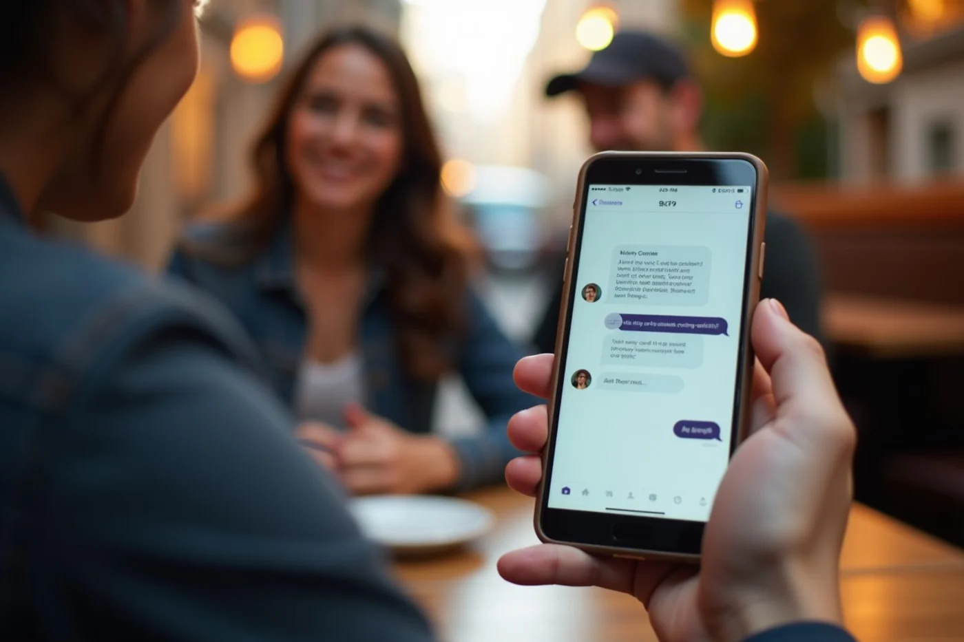 How to Move From Dating App Messages to a First Date - editorial photograph