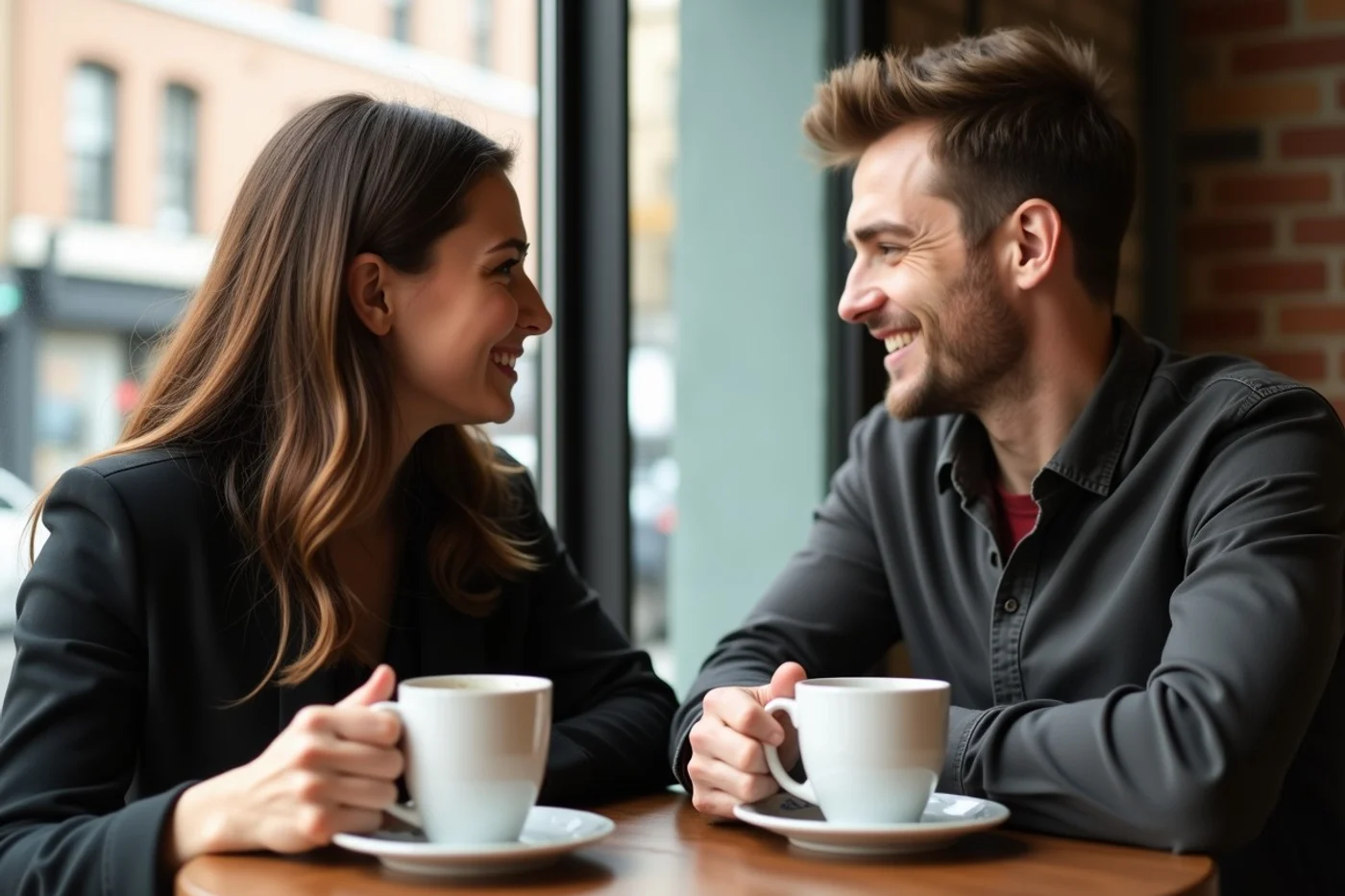 A good first-date conversation is curious rather than performative - supporting editorial photograph